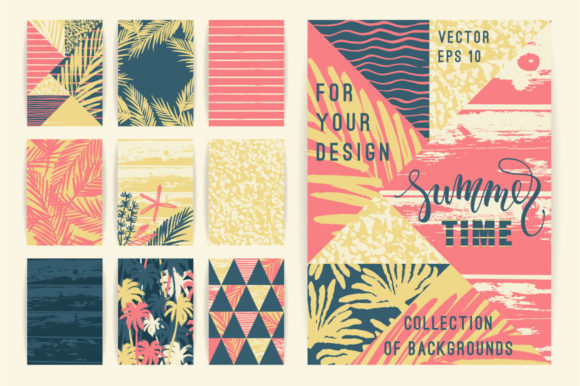 10 Summer Background Templates: Your Instant Seasonal Design Toolkit