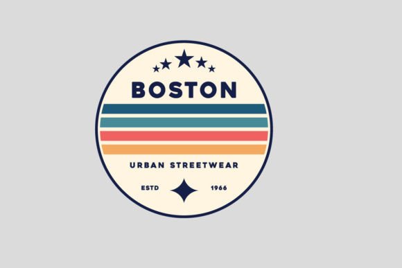 Capturing Boston's Grit: The Vintage T-Shirt Template Collection
