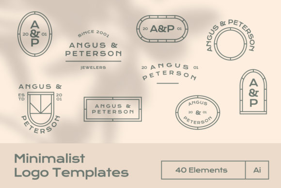 Clean and Professional: Why Minimalist Logo Templates Matter