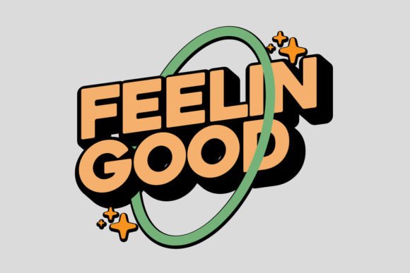 Feelin Good T-Shirt Design Templates: Wear Your Vibe