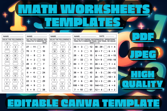 Math Worksheets Templates 2: Practical Tools for Fluency