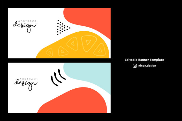 Trendy Banner Templates: Abstract Shapes for Bold Designs