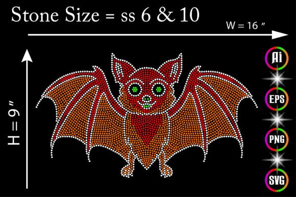 Unleash Your Dark Creativity with Bat Rhinestone Templates