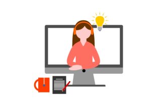 Web Page Design Templates for Online Assistant Office: Modern Vector Concepts